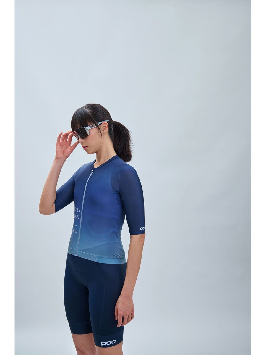 POC W's Pristine Print Jersey, gradient turmaline navy - Bild 3