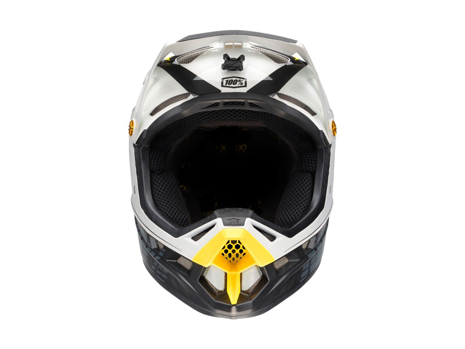 100% Aircraft DH Helmet, Bi-Turbo white - Bild 3