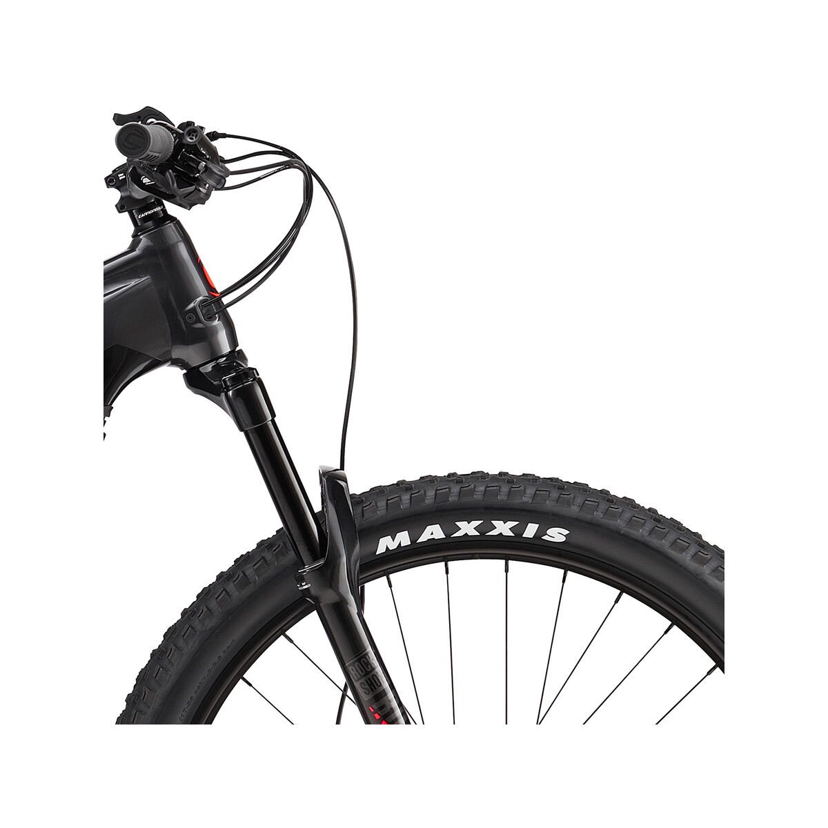 Cannondale Cujo Neo 130 3, graphite w/ pearl black and acid red - Bild 7