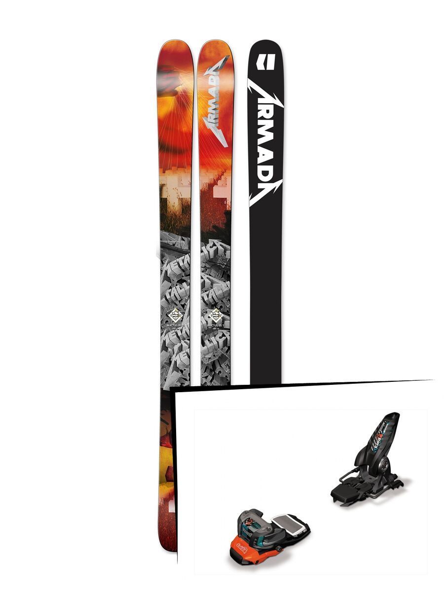 Armada Set: Invictus 95ti Metallica 2016 + Marker Lord S.P.14 - Bild 1