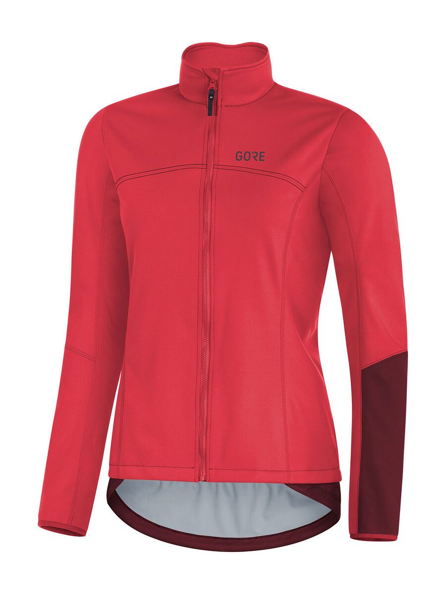 GOREWEAR C5 Damen Gore Windstopper Thermo Jacke, hibiscus pink/chestnut red - Bild 1