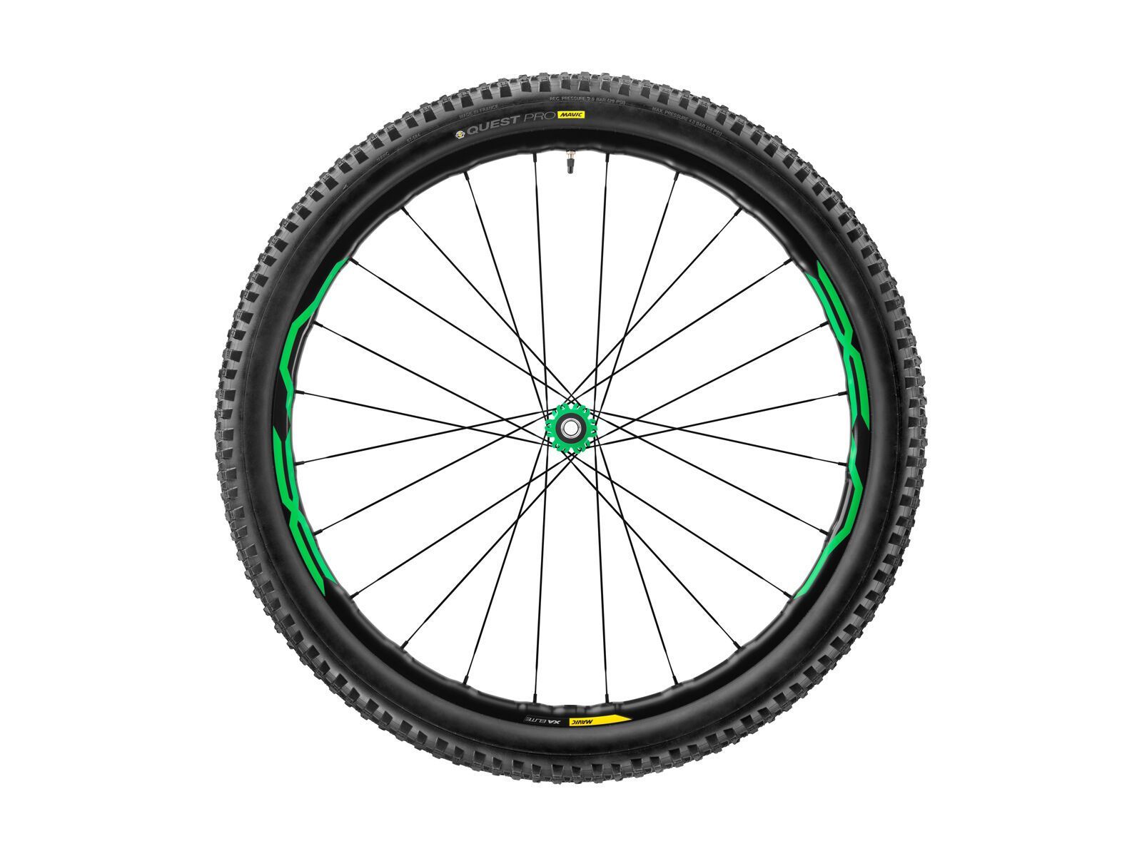 Mavic XA Elite 27.5 Boost, black/green - Bild 1
