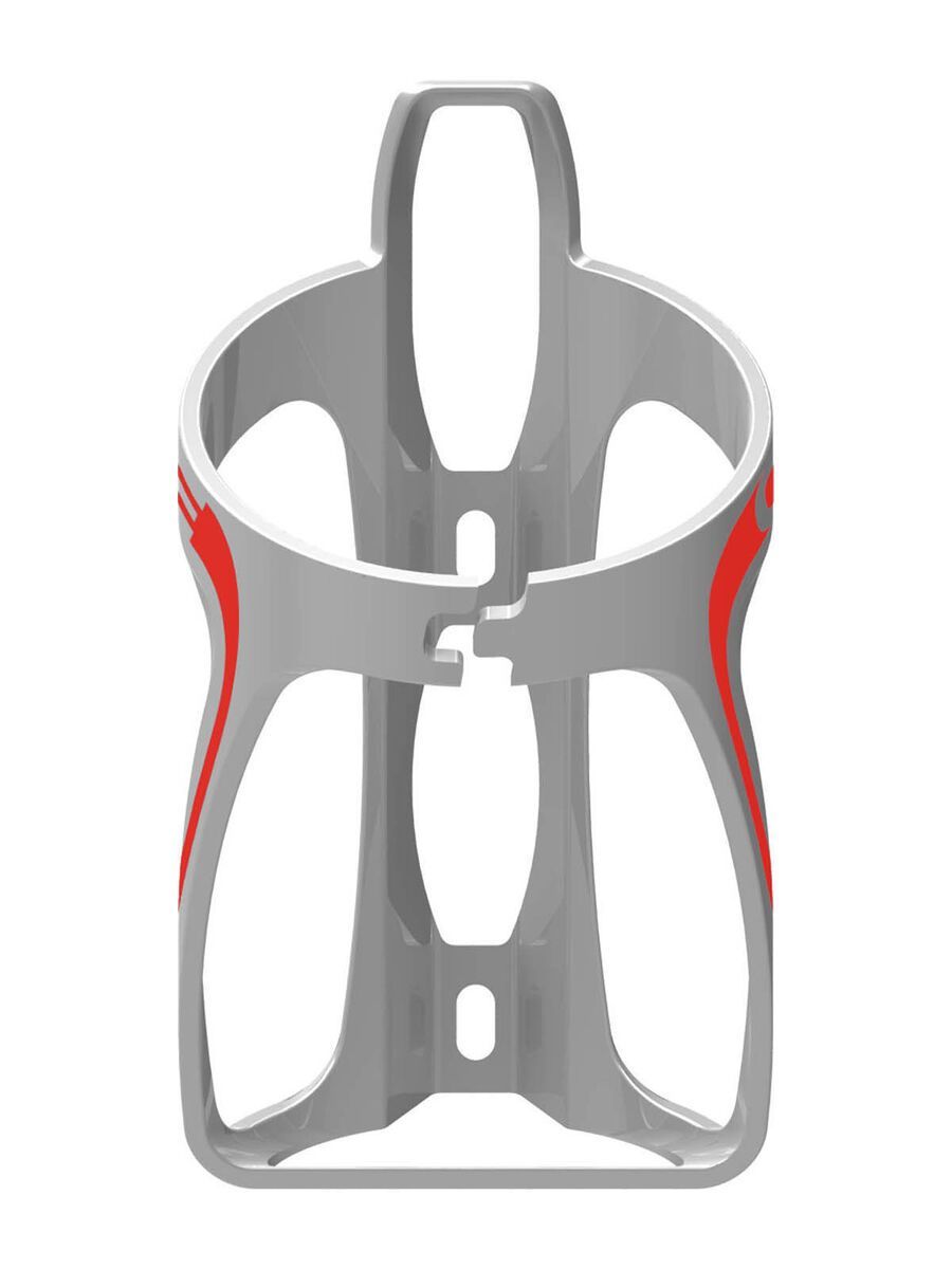 Cube Flaschenhalter HPP, glänzend weiß/rot - Bild 2