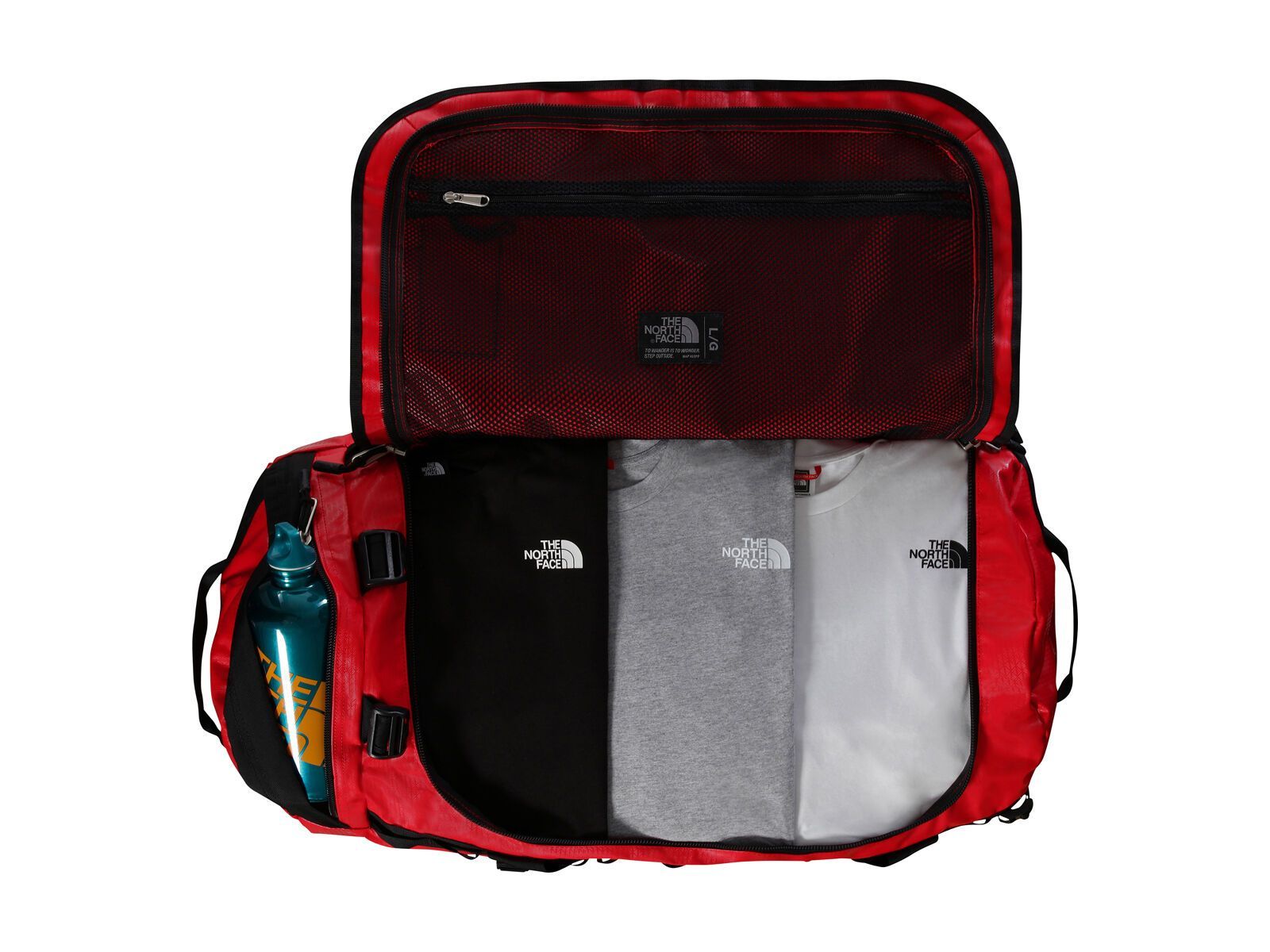 The North Face Base Camp Duffel - L, tnf red/tnf black/npf - Bild 2