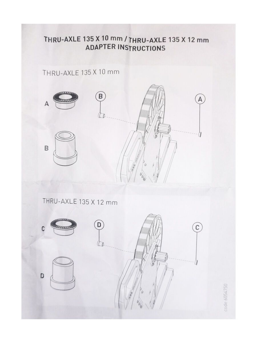 Elite Steckachsadapter Suito / Direto XR 135x10 - 135x12 Thru-Axle (1014306) - Bild 3