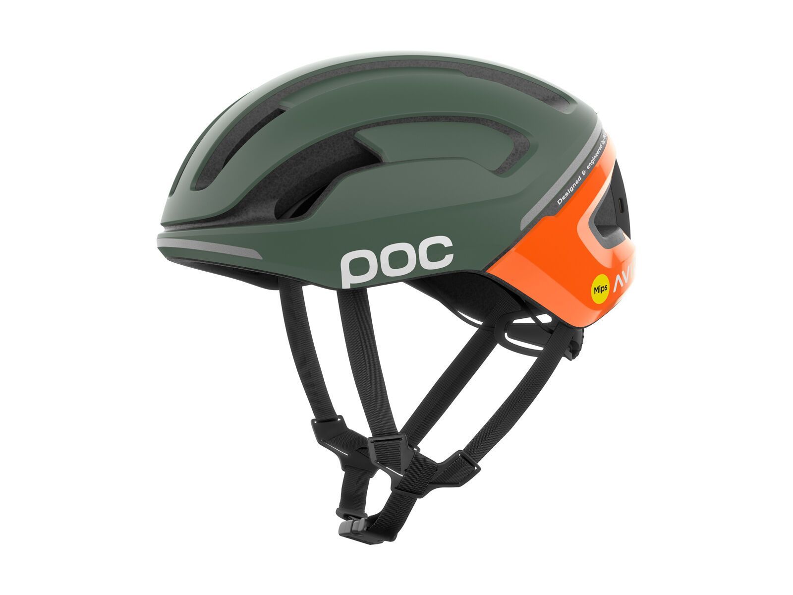 POC Omne Beacon MIPS AVIP, fluo orange/epidote green matt - Bild 1