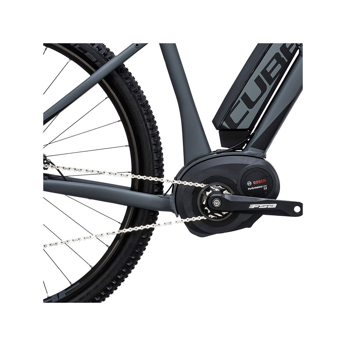 Cube Reaction Hybrid HPA Race 500 27.5, grey´n´flashgreen - Bild 3