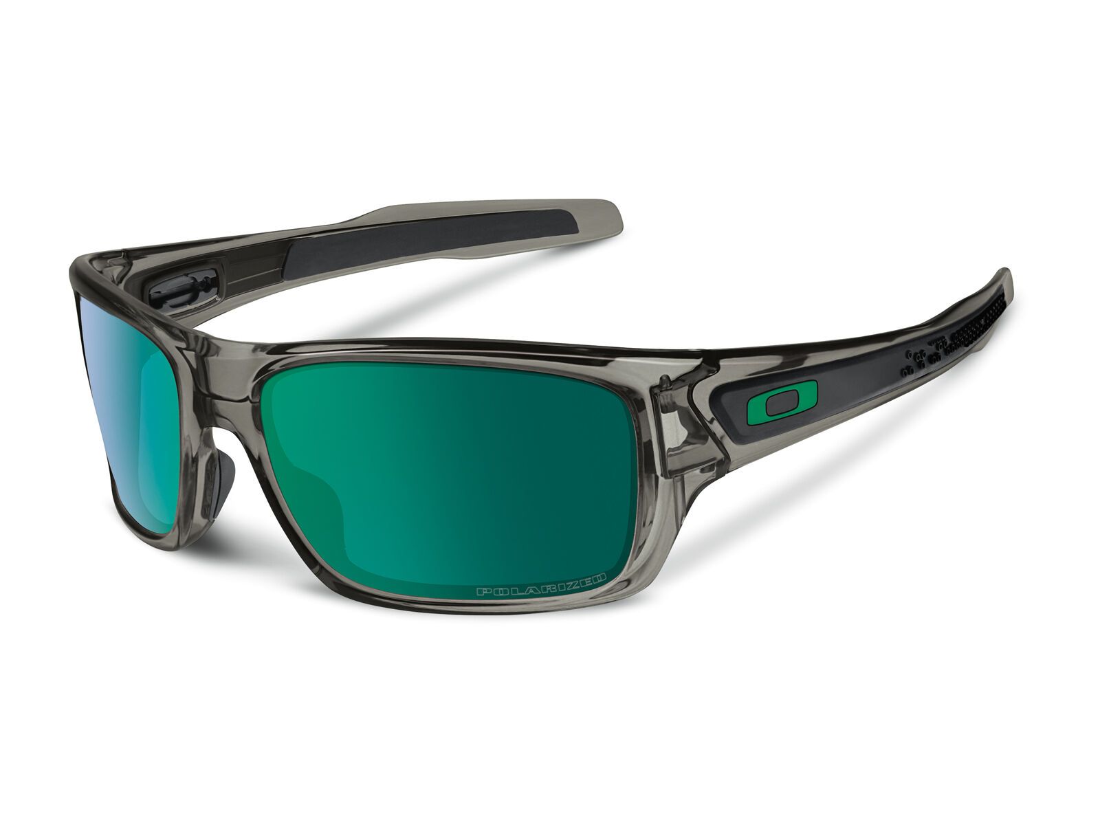 Oakley Turbine, grey smoke/jade iridium polarized - Bild 1