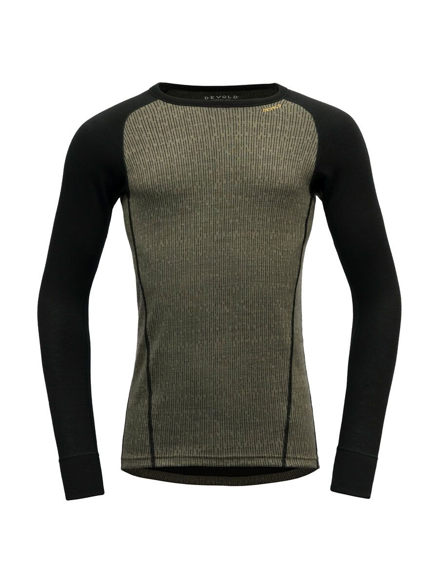 Devold Duo Active Merino 205 Shirt Man, lichen/caviar - Bild 1
