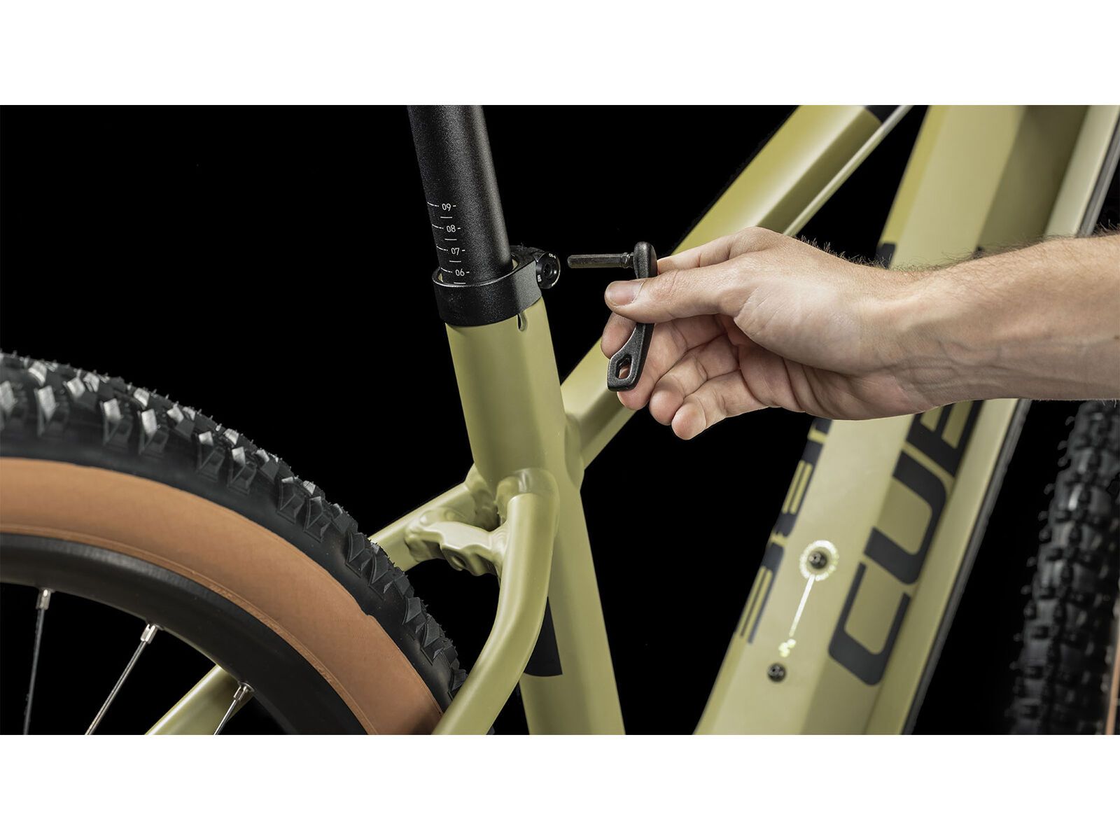 Cube Reaction Hybrid Race 750 27.5, olive´n´green - Bild 3