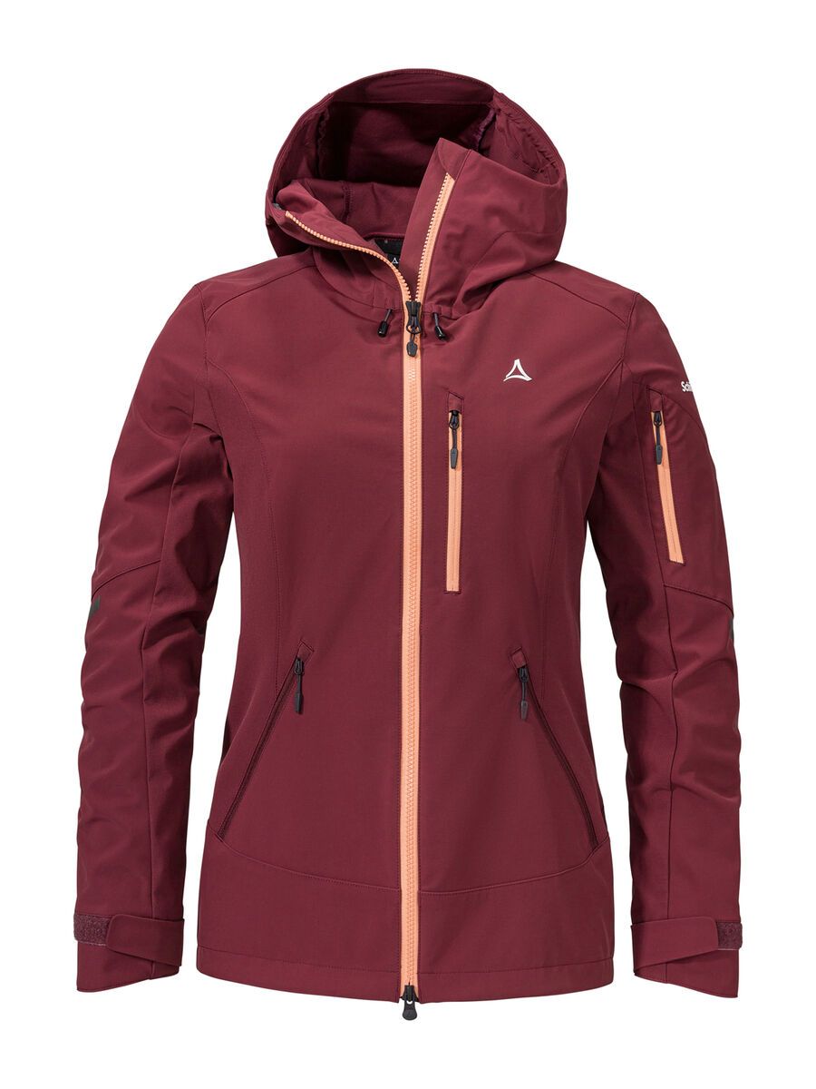 Schöffel Softshell Jacket Matrei L, dark burgundy - Bild 1
