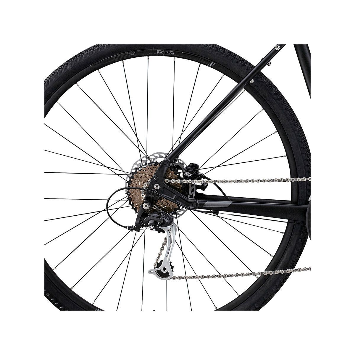 Specialized Crosstrail Sport Disc, satin black/charcoal/red - Bild 4