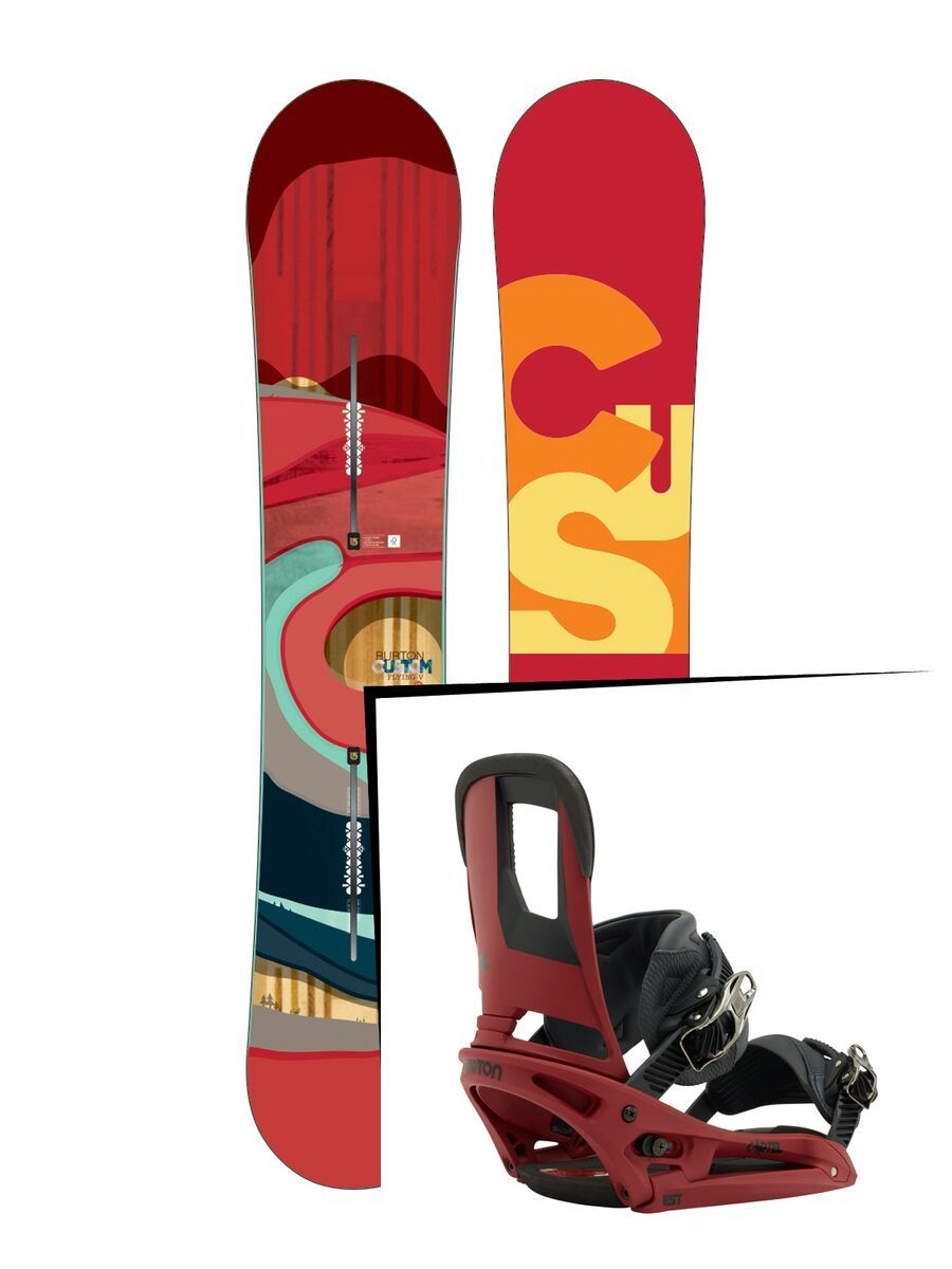 Burton Set: Custom Flying V Wide 2016 + Burton Cartel EST - Bild 1