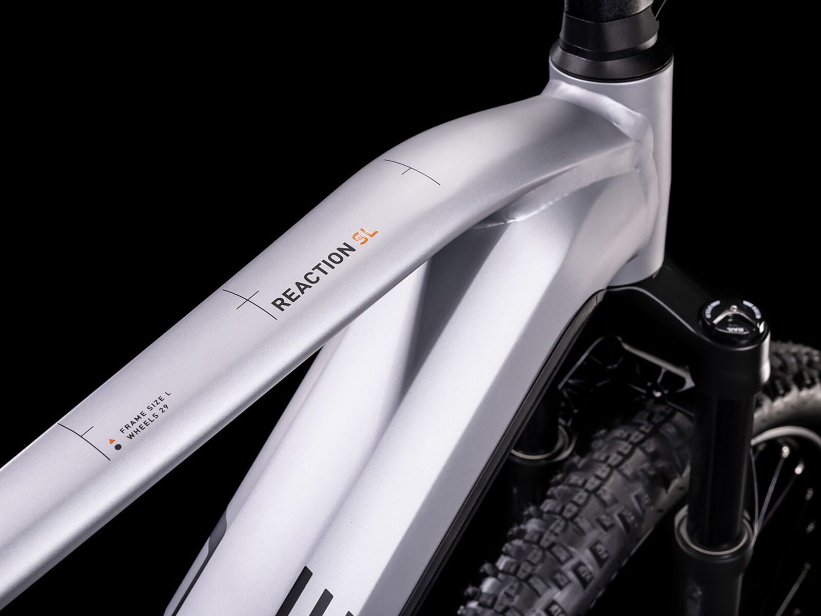 Cube Reaction Hybrid SL 750 29, polarsilver´n´orange - Bild 4