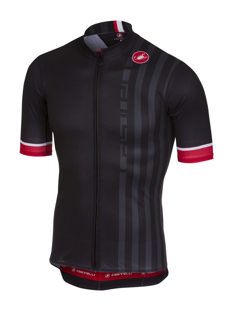 Castelli Podio Doppio Jersey FZ, black - Bild 1
