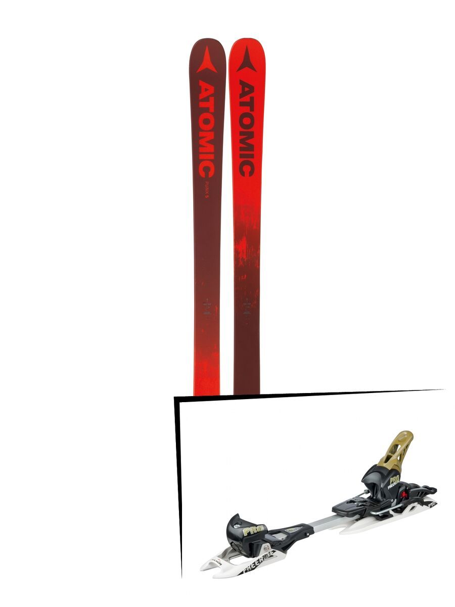 Set: Atomic Punx Five 2019 + Fritschi Diamir Freeride Pro schwarz/oliv - Bild 1