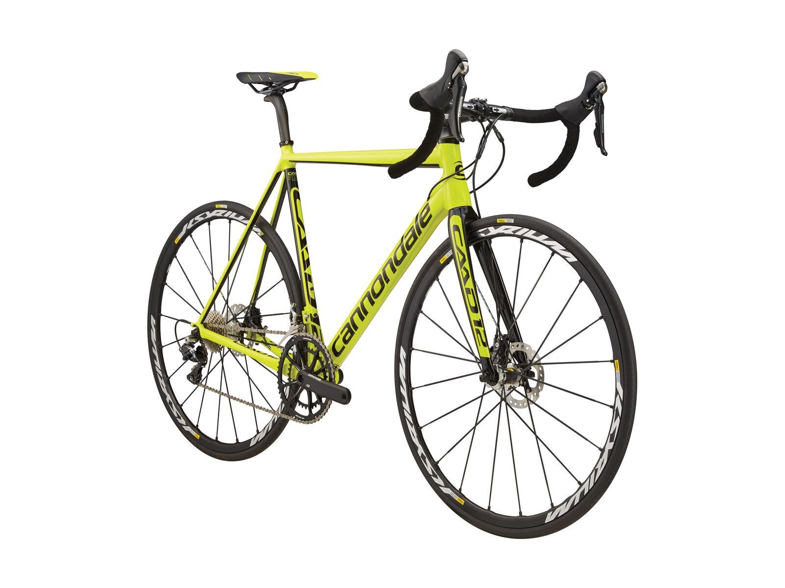 Cannondale CAAD12 Disc Dura Ace, neon spring w/ jet black, gloss - Bild 2