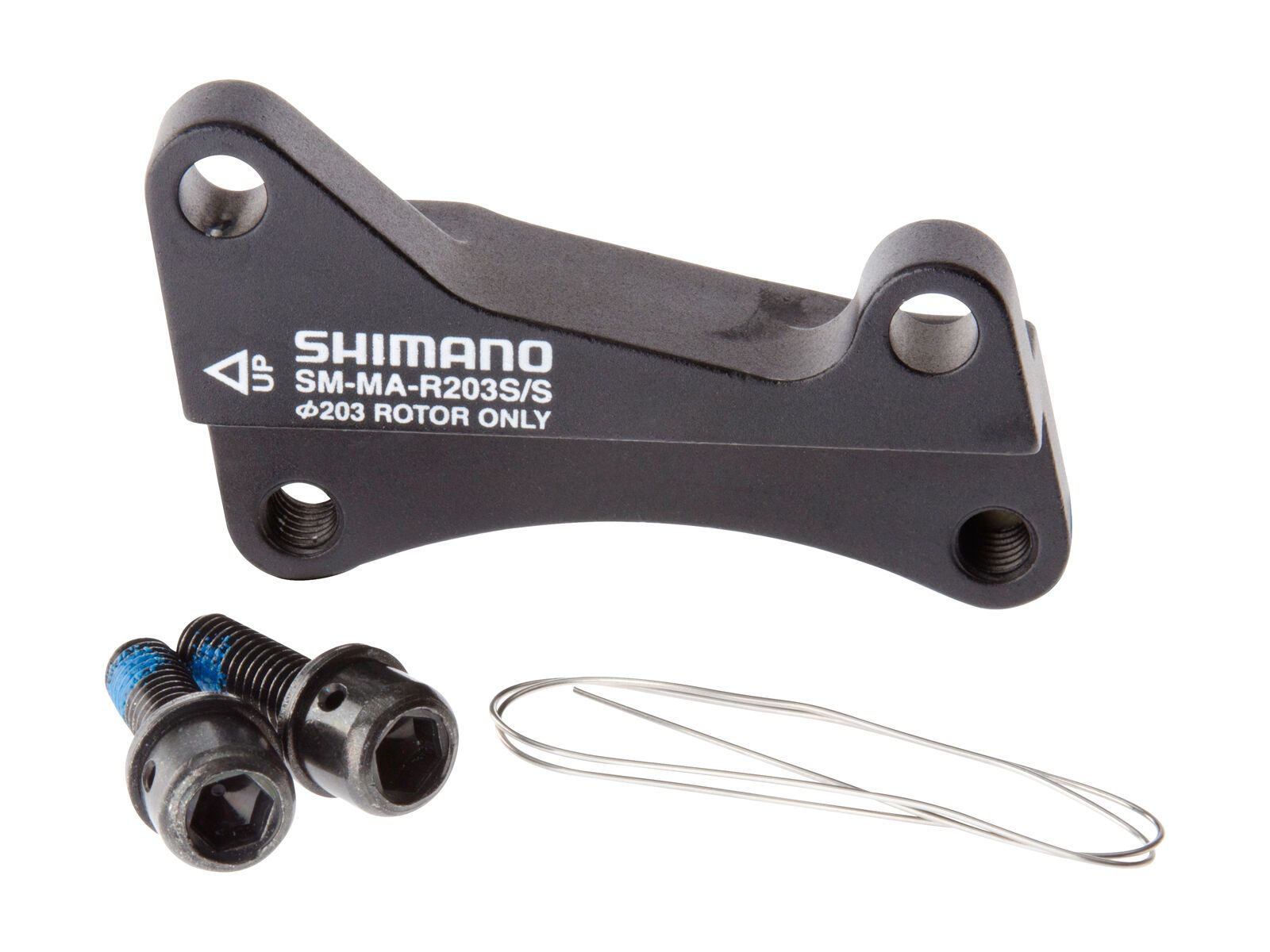 Shimano Scheibenbrems-Adapter von IS-Bremssattel auf IS-Gabel/-Rahmen - 203 mm, hinten - Bild 1