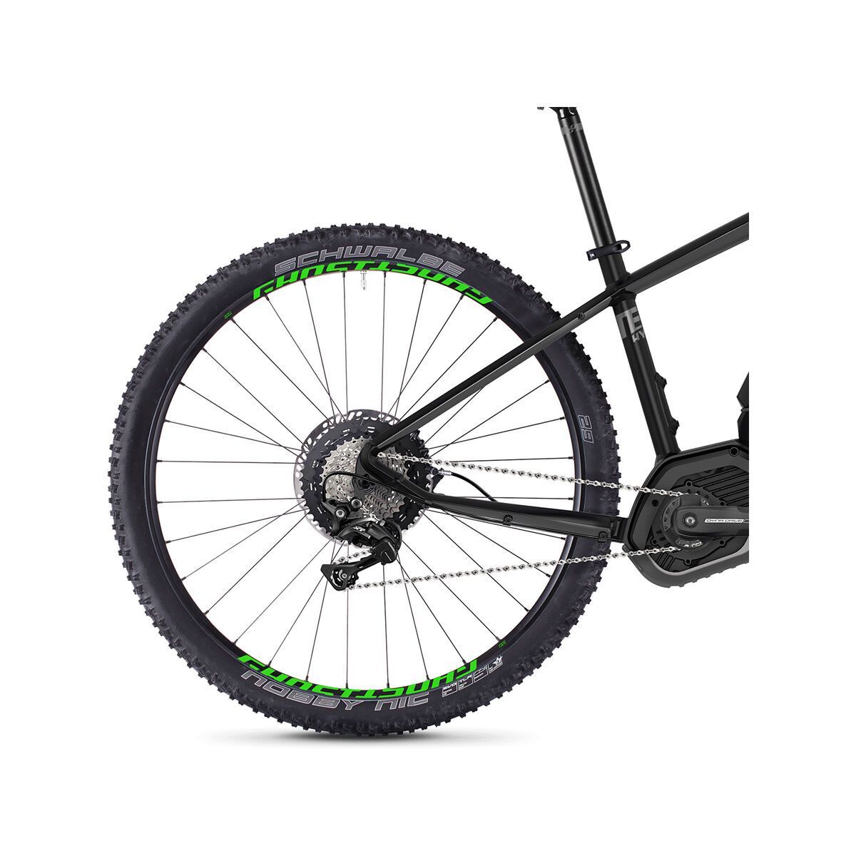 Ghost Hybride Teru B7.9 AL, night black/urban gray/neon green - Bild 4