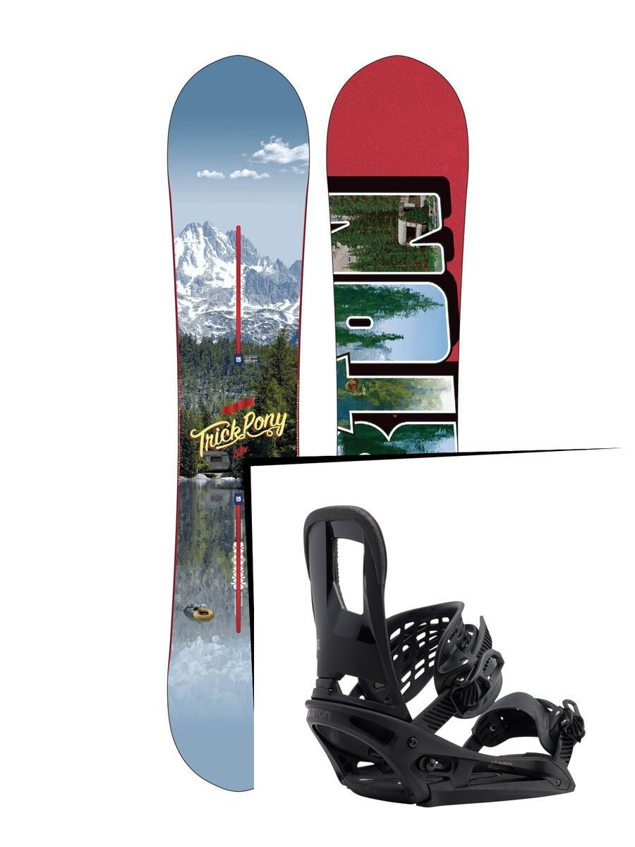 Set: Burton Trick Pony 2015 +  Cartel EST (1712715S) - Bild 1