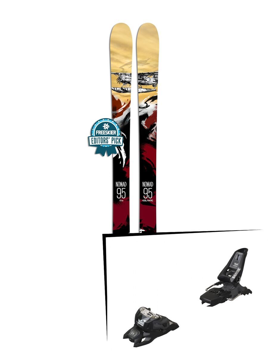 Set: Icelantic Nomad 95 2018 + Marker Squire 11 ID black - Bild 1