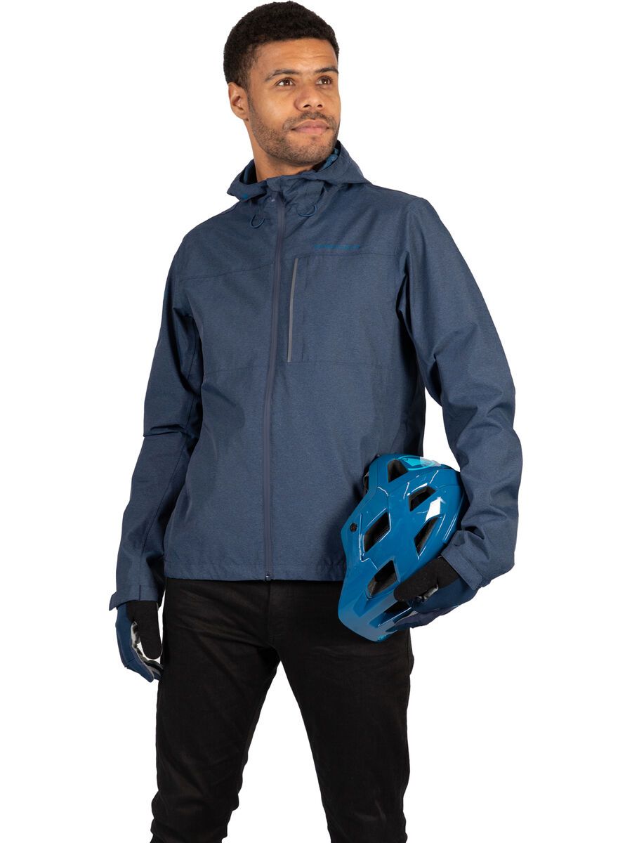 Endura Hummvee Wasserdichte Kapuzenjacke, ink blue - Bild 12