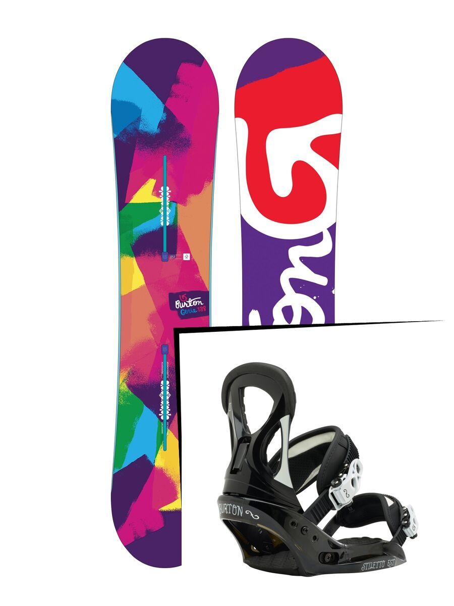 Set: Burton Genie 2017 +  Stiletto EST (1310603S) - Bild 1