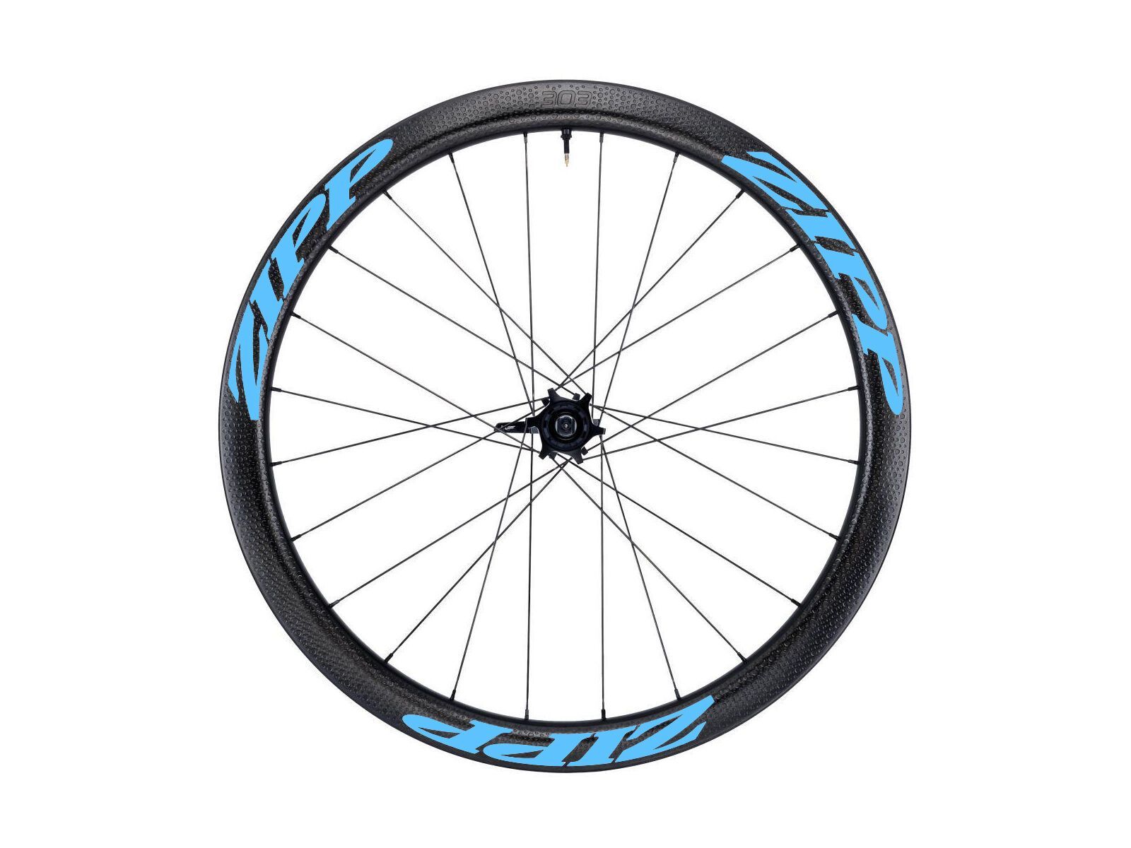 Zipp 303 Firecrest Carbon Clincher Tubeless Disc-brake, schwarz/blau - Bild 1