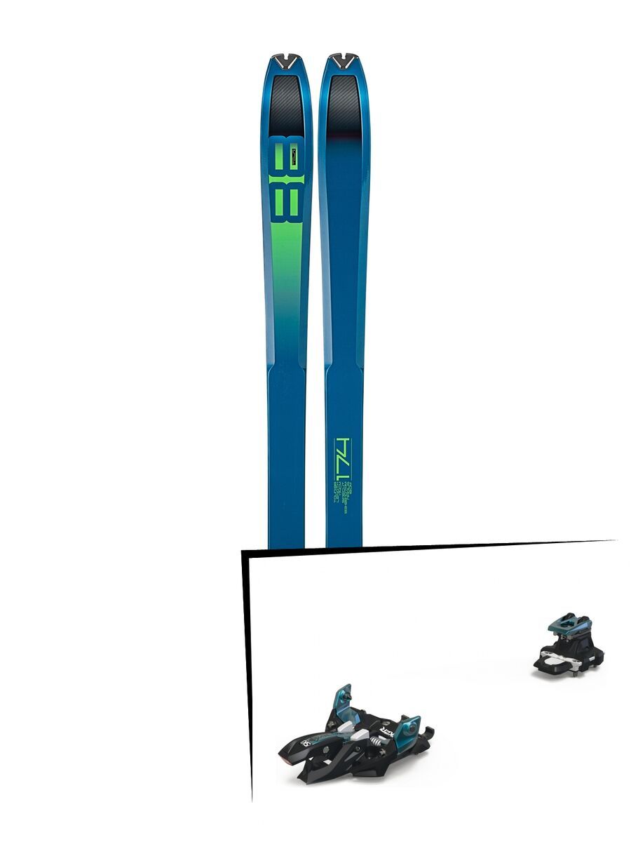 Set: Dynafit Tour 88 2018 + Marker Alpinist 9 black/turquoise - Bild 1