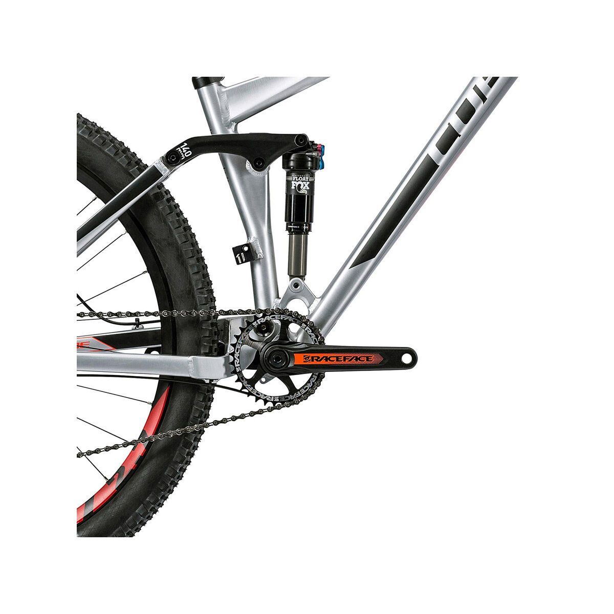 Cube Stereo 140 HPA SL 27.5, metal´n´flashred - Bild 3