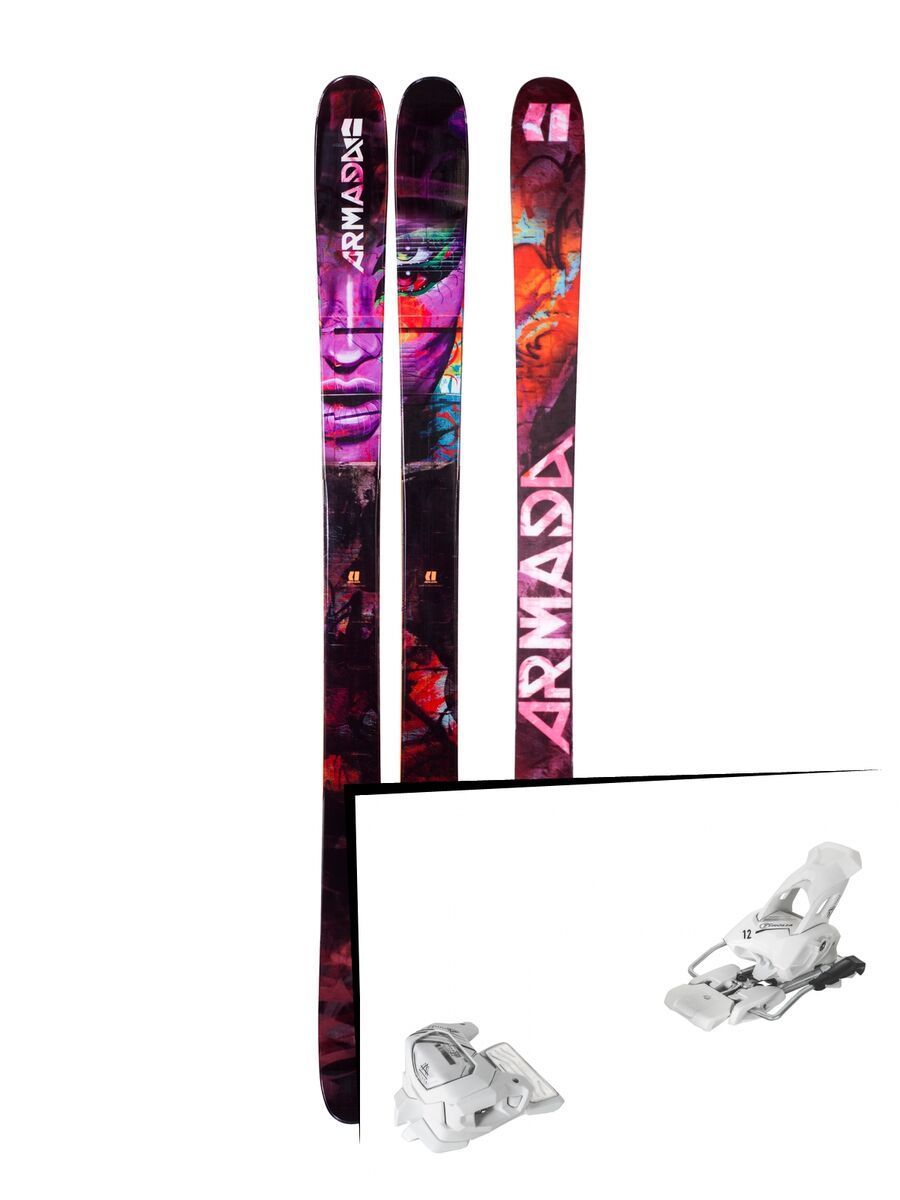 Set: Armada Arv 96 2018 + Tyrolia Attack² 12 GW matt white - Bild 1