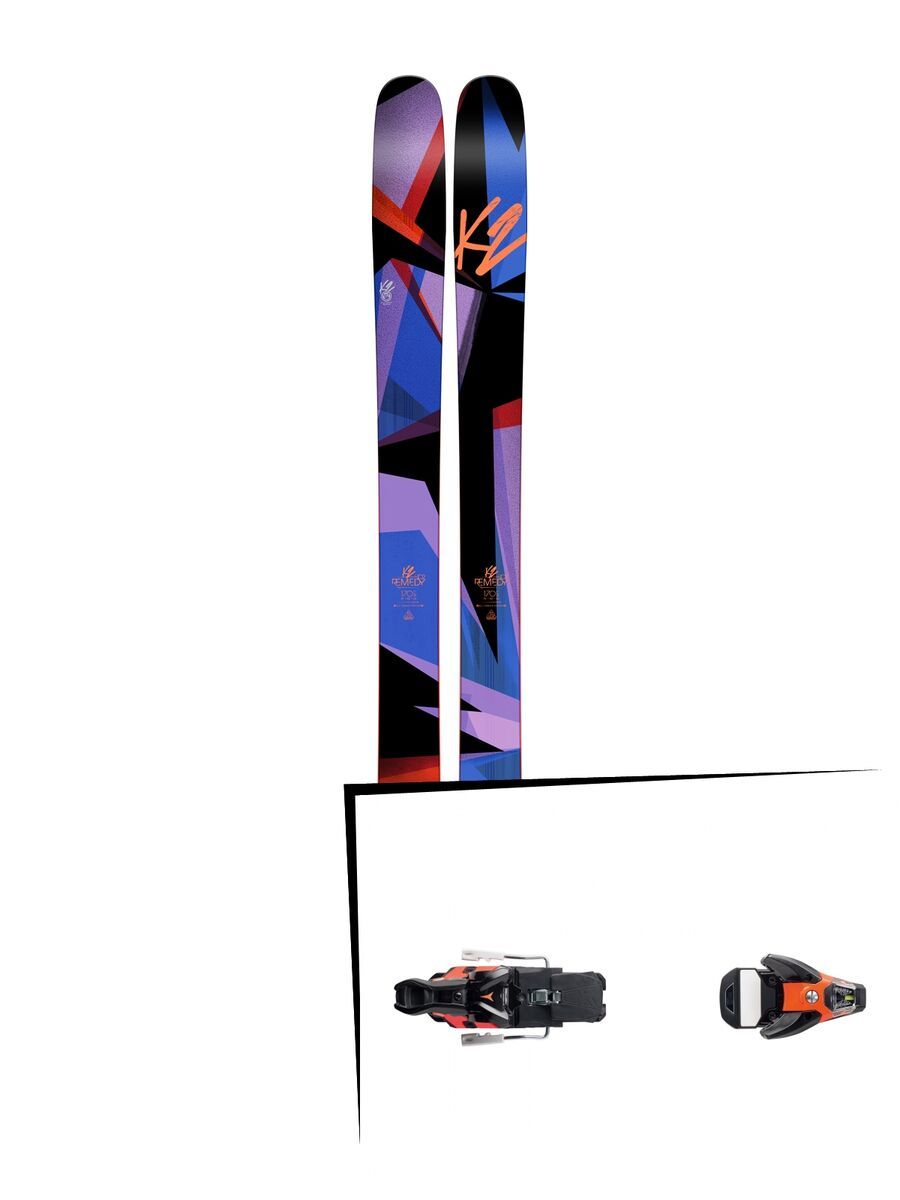 K2 SKI Set: Remedy 102 2016 + Salomon STH2 WTR 16 - Bild 1