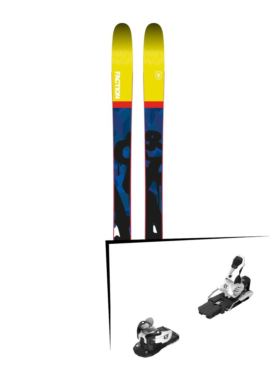 Set: Faction Prodigy 3.0 2018 + Salomon Warden MNC 13 white/black - Bild 1