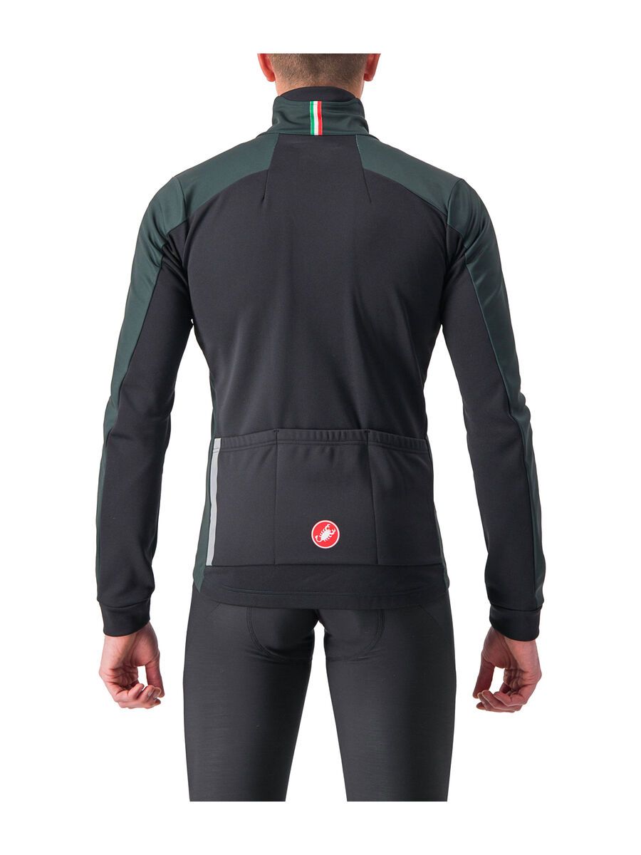 Castelli Entrata Jacket, rover green/yellow fluo-light - Bild 2