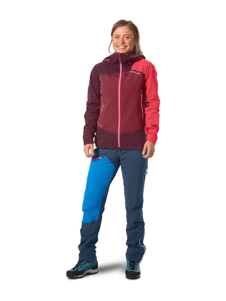 Ortovox Westalpen Softshell Jacket W, dark blood - Bild 2