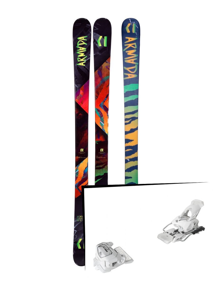 Set: Armada Arv 84 2019 + Tyrolia Attack² 12 GW matt white - Bild 1