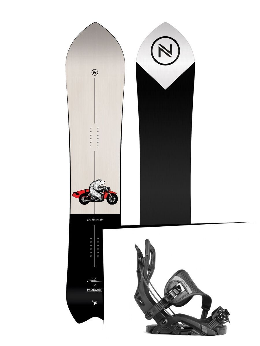 Set: Nidecker Solo Mission 2019 + Flow Fuse (2226545S) - Bild 1