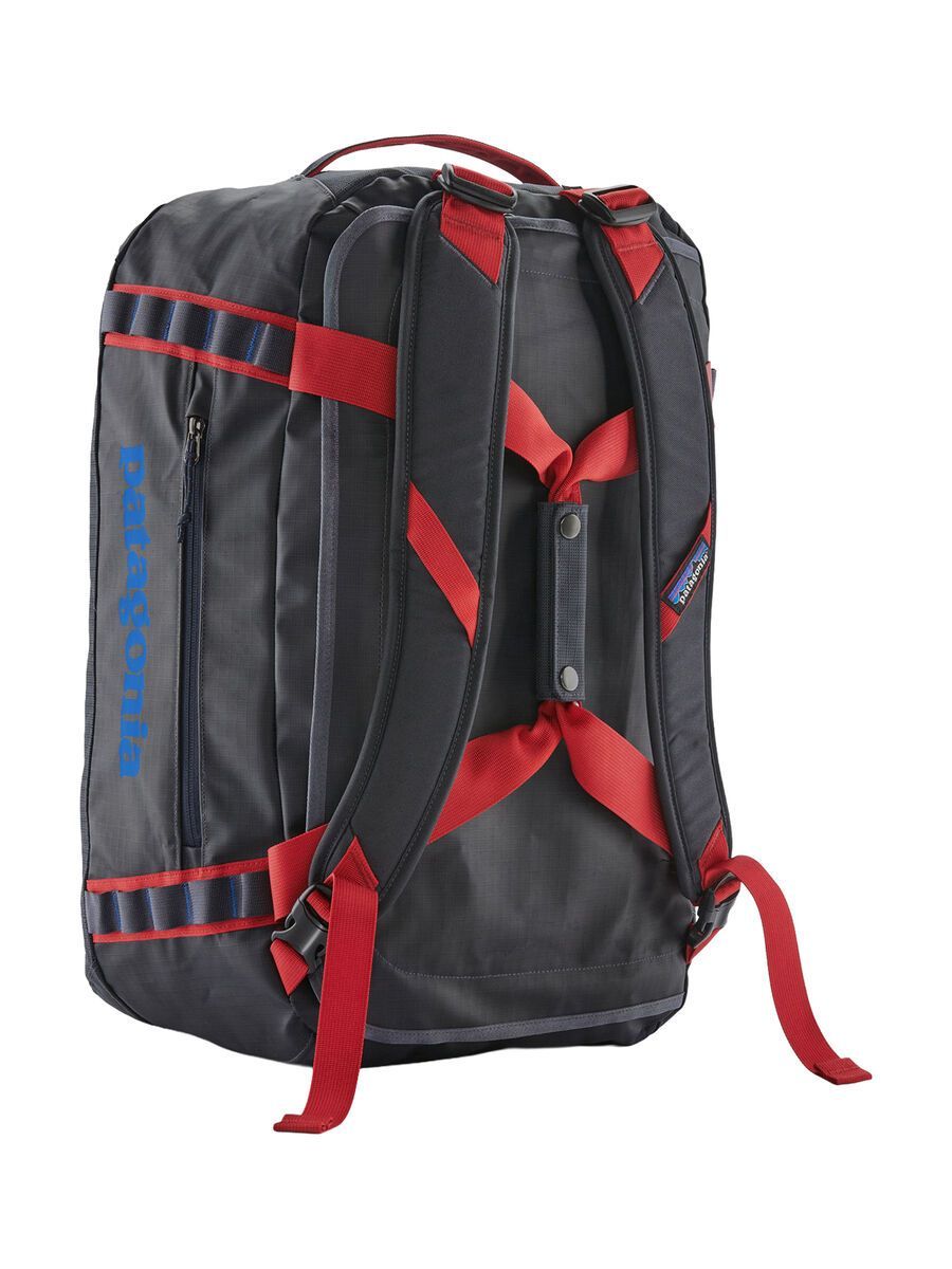 Patagonia Black Hole Duffel 40L, smolder blue w/amanita red - Bild 2