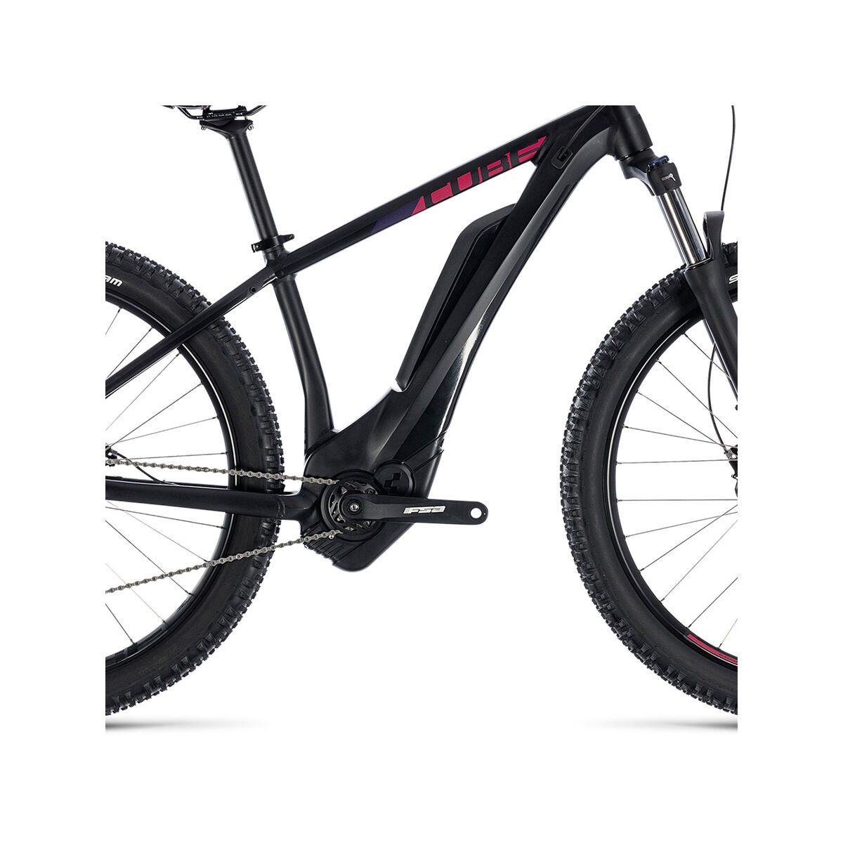 Cube Access Hybrid Pro 400 27.5, black´n´berry - Bild 4