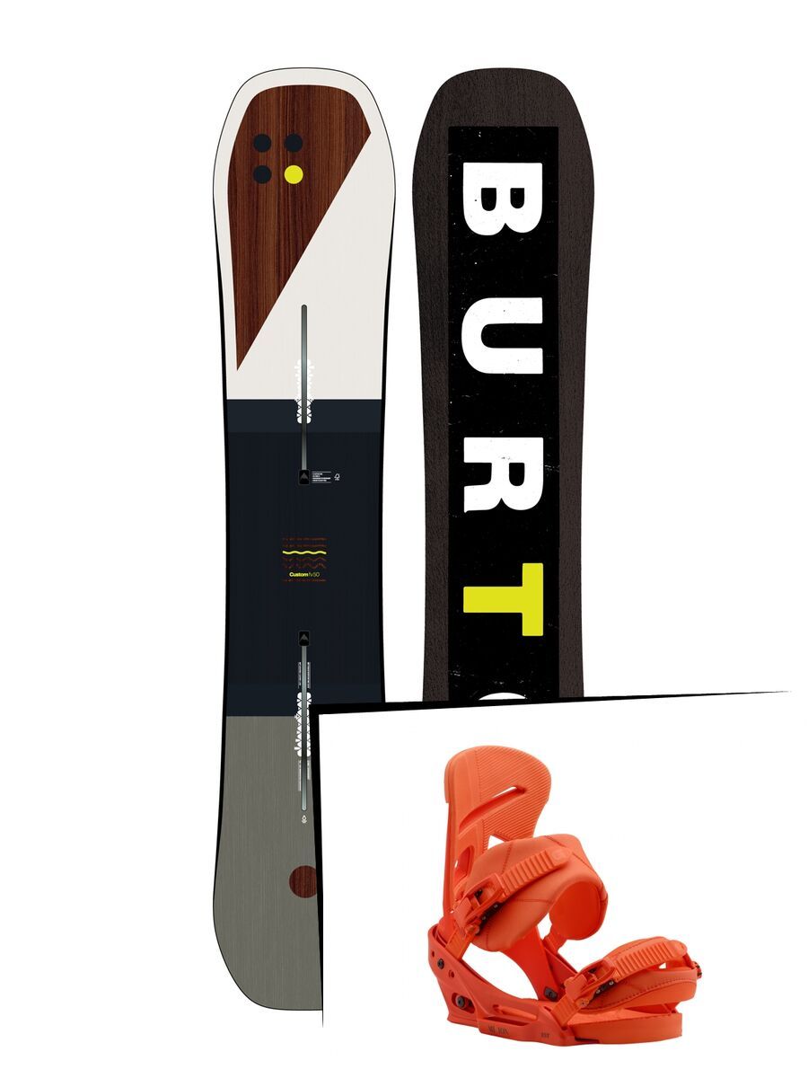 Set: Burton Custom Flying V 2019 +  Mission EST (1931079S) - Bild 1