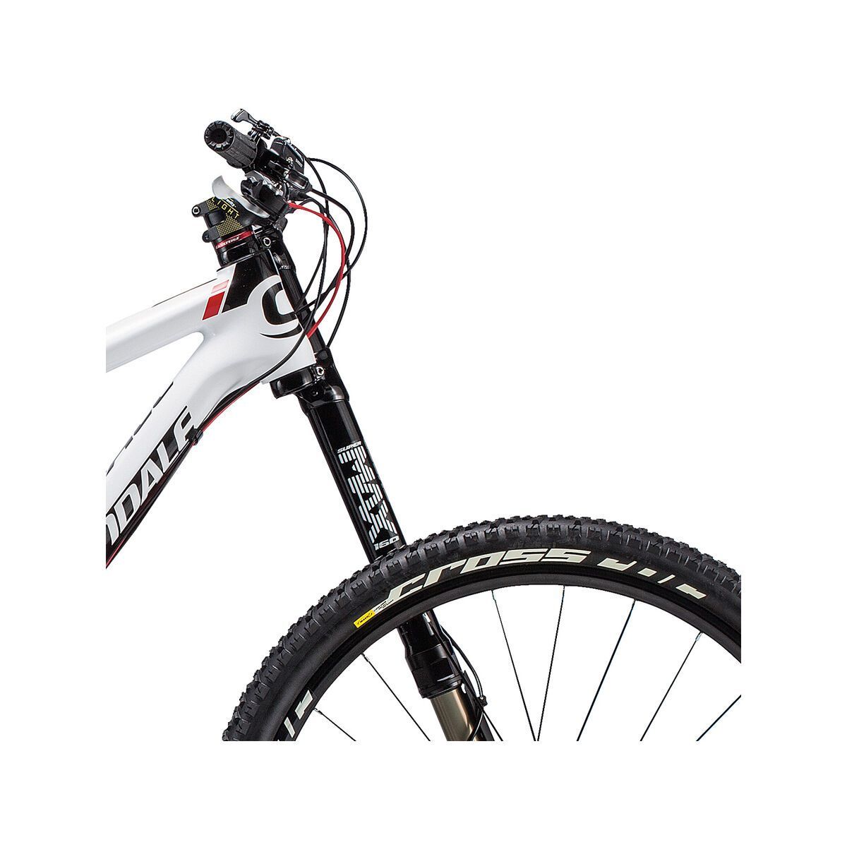 Cannondale Jekyll 27.5 Carbon 2, magnesium white with jet black, race red, gloss - Bild 5