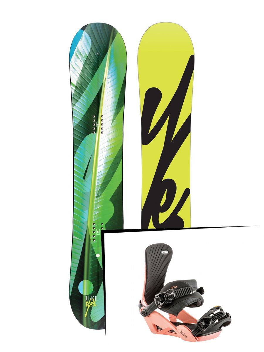 Set: Yes HEL YES. 2019 + Nitro Ivy flamingo - Bild 1