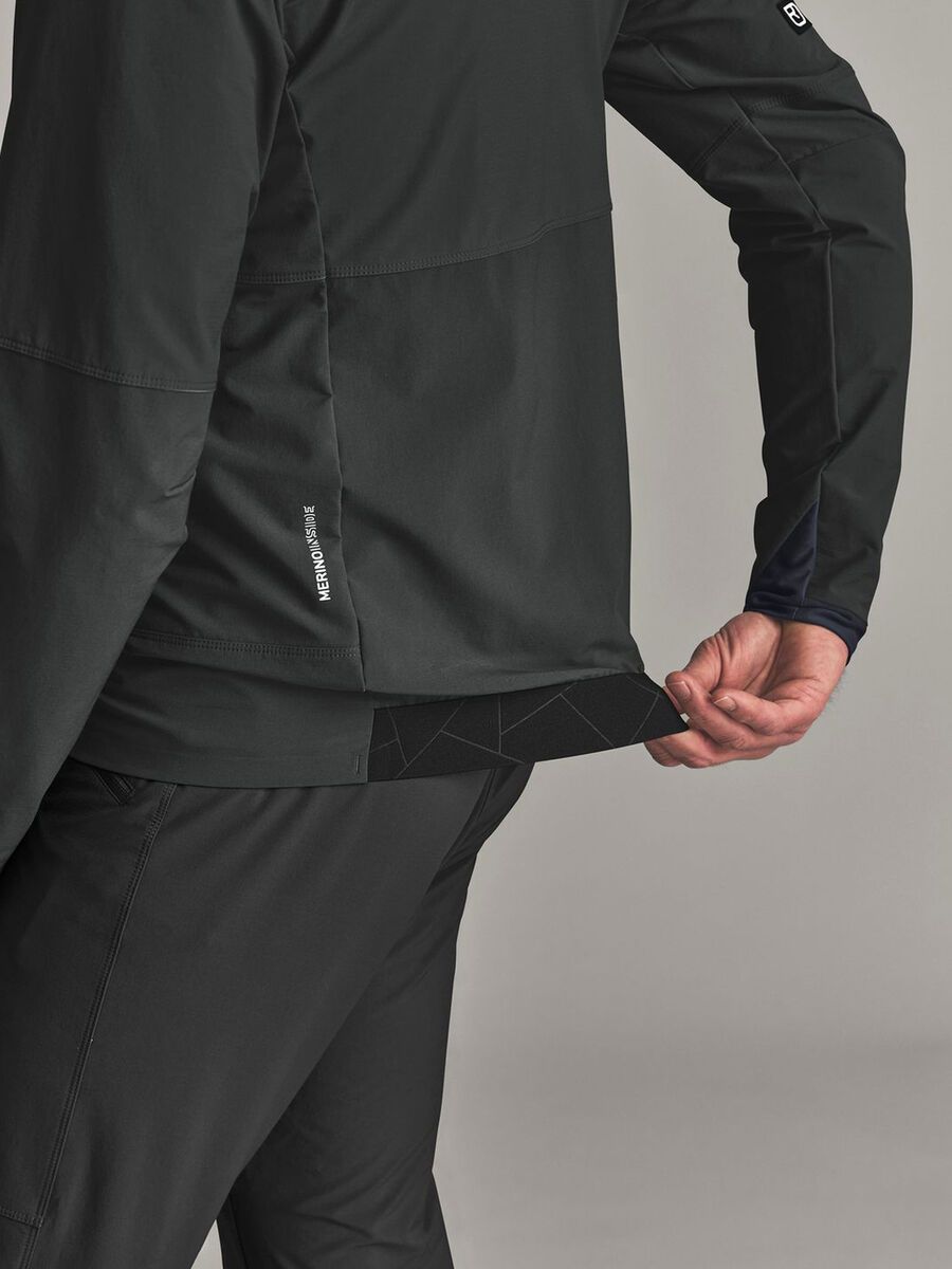 Ortovox Venet Softshell Hooded Jacket M, black raven - Bild 5