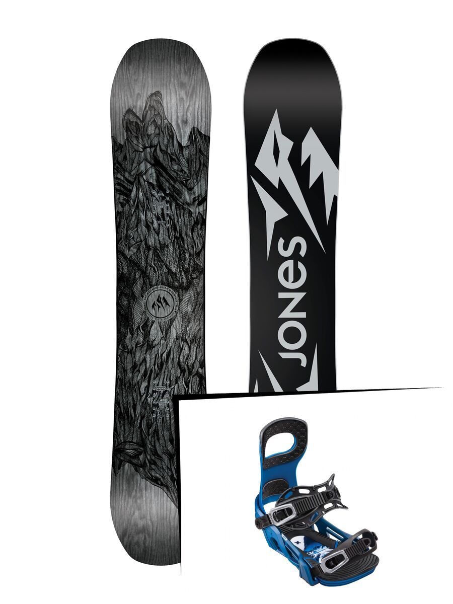 Set: Jones Ultra Mountain Twin Wide 2019 + Bent Metal Joint blue - Bild 1