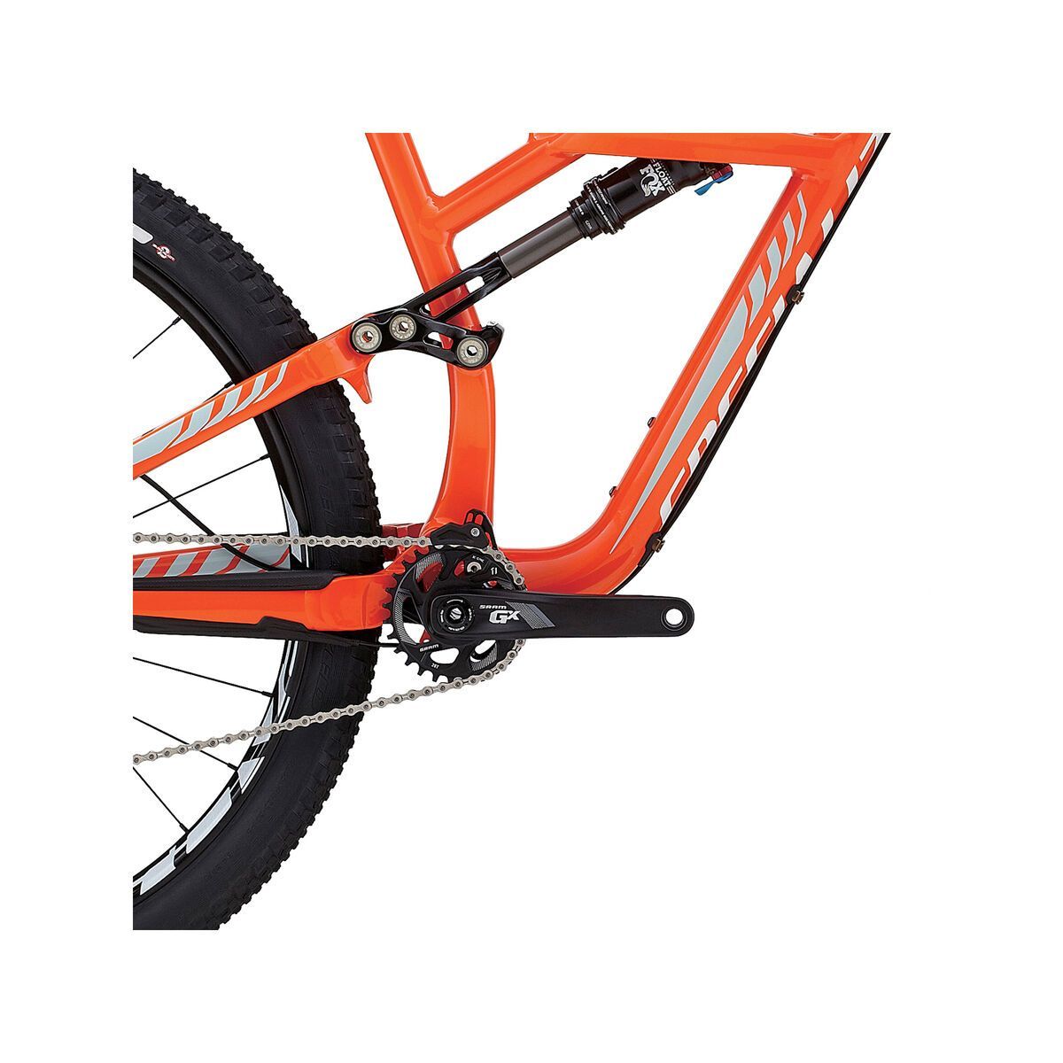 Specialized Enduro FSR Comp 29, gloss moto orange/baby blue/white - Bild 3