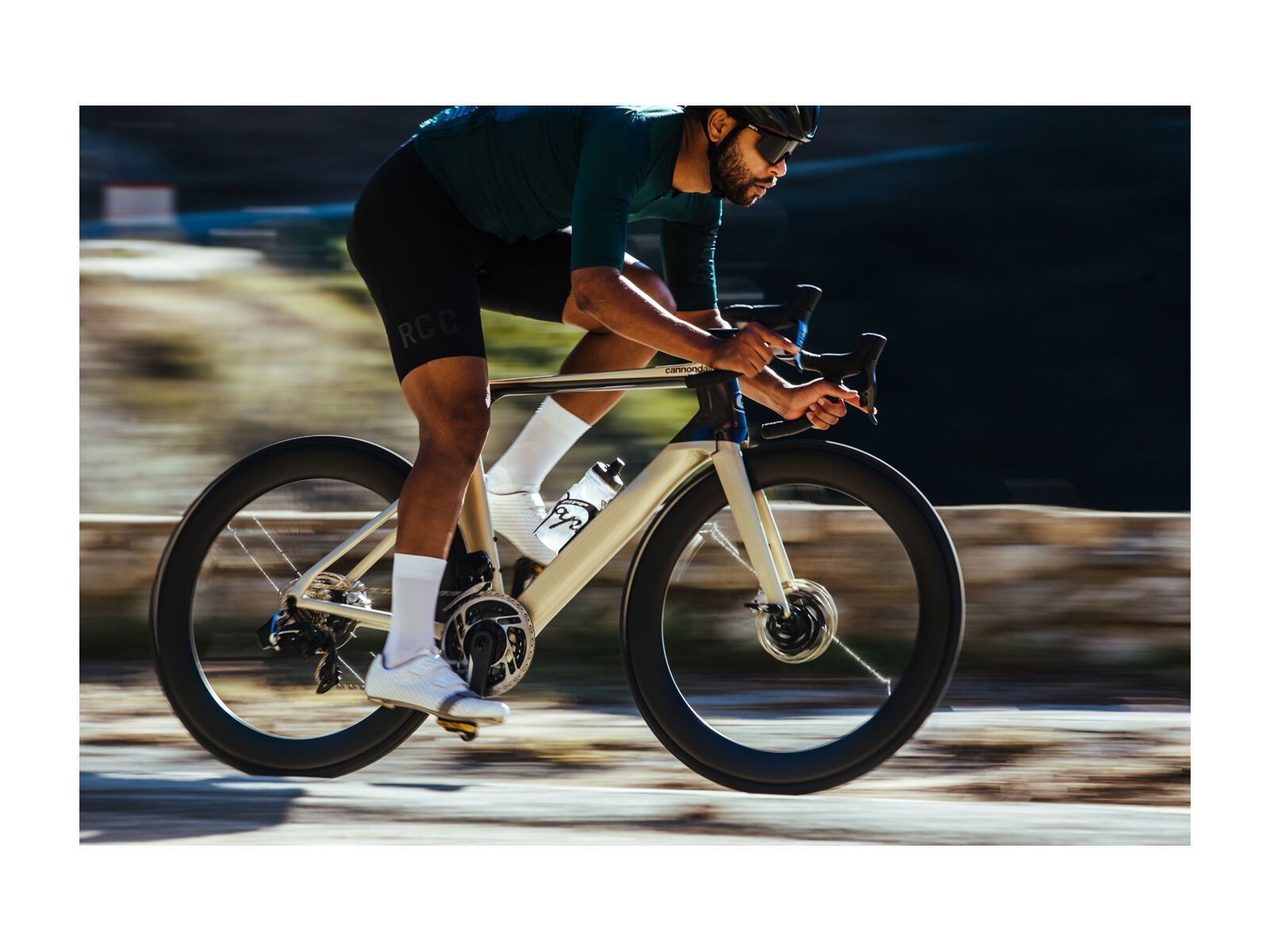 Cannondale SystemSix Hi-Mod Red eTap AXS, champagne - Bild 4