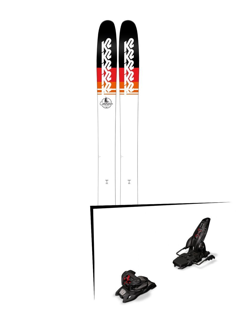 Set: K2 SKI Catamaran 2018 + Marker Jester 16 ID black - Bild 1