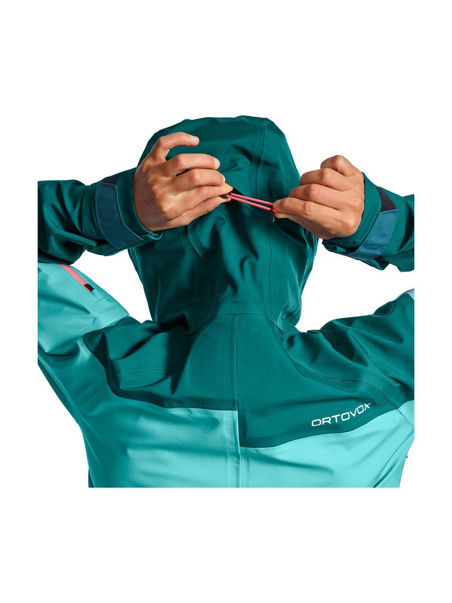 Ortovox 3L Guardian Shell Jacket W, pacific green - Bild 5