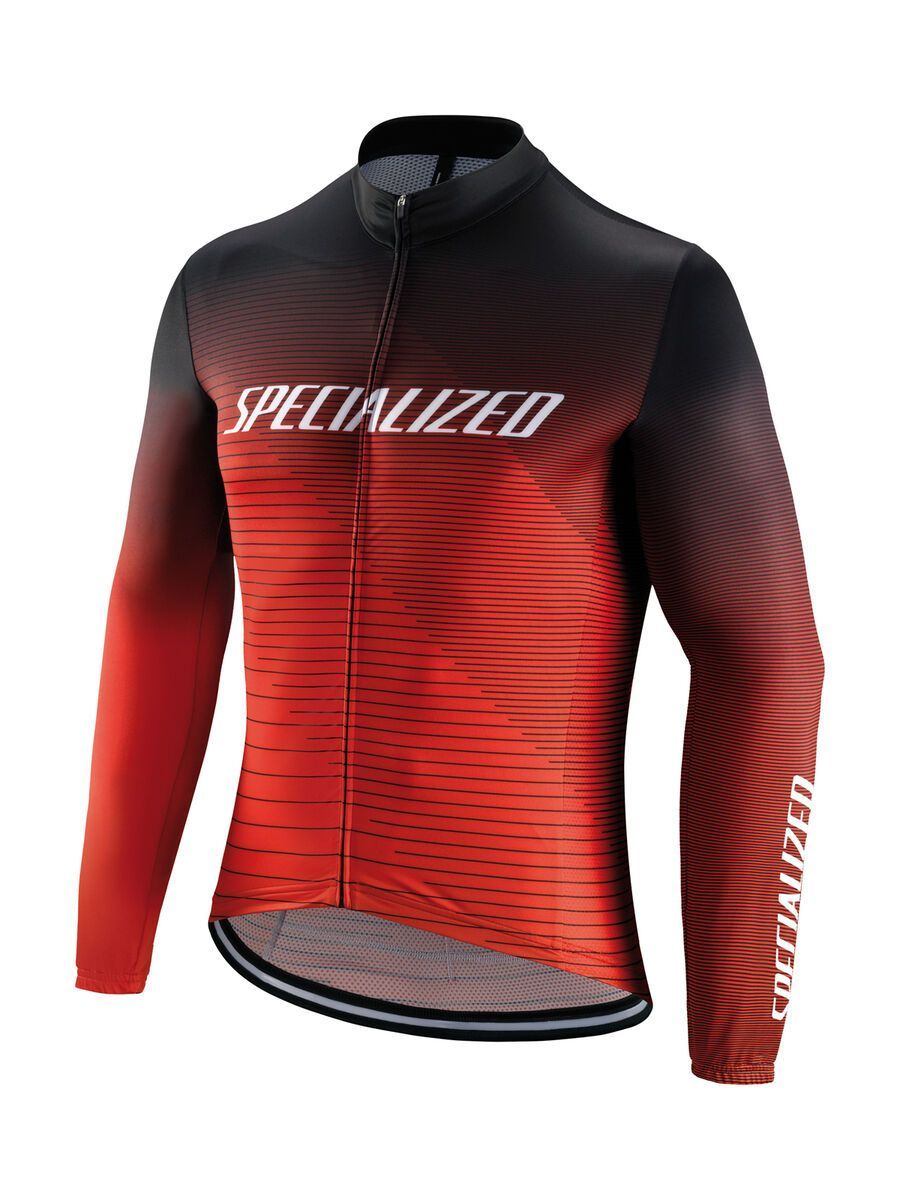 Specialized RBX Comp Logo Team Longsleeve Jersey, black/rocket red/red - Bild 1