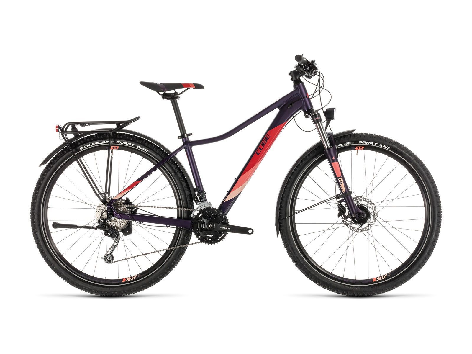 Cube Access WS Pro Allroad 27.5, aubergine´n´rose - Bild 1